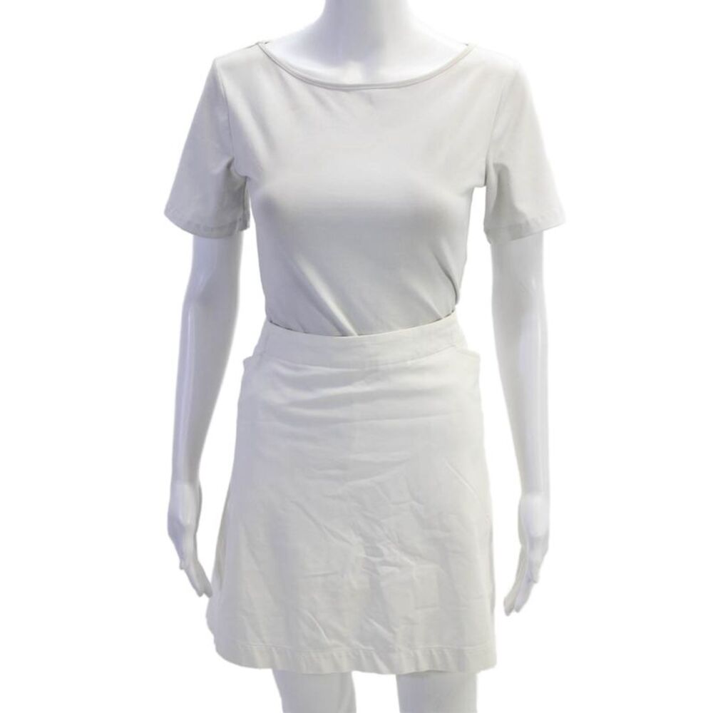 Nike Golf Womens Solid Four Pocket Mini Activewear Skort White Size XL